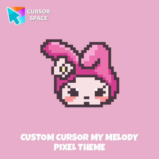 Custom Cursor My Melody Pixel Theme