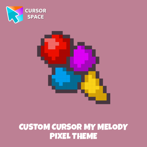 Custom Cursor My Melody Pixel Theme